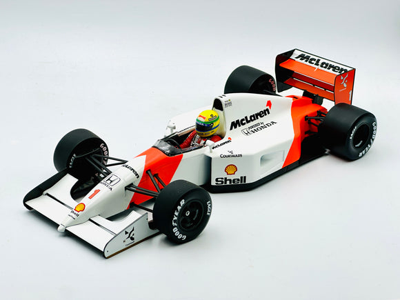 1:18 1992 Ayrton Senna -- #1 McLaren MP4/7 -- Minichamps F1