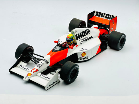 1:18 1990 Ayrton Senna -- World Champion -- #27 McLaren MP4/5B -- Minichamps F1