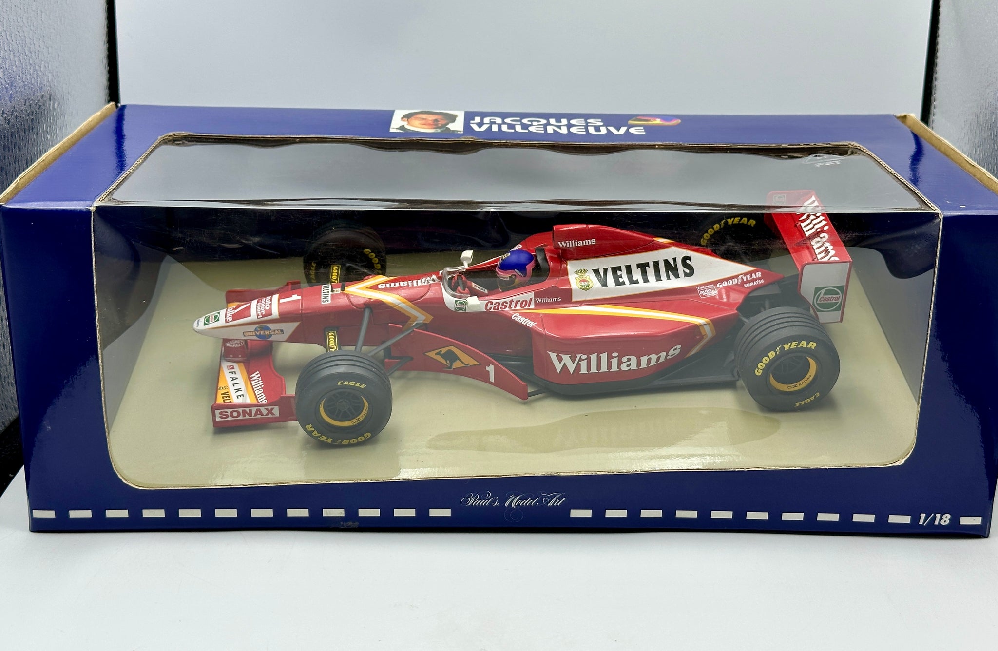 1:18 1998 Jacques Villeneuve - Launch -- #1 Williams FW20 -- Minichamp