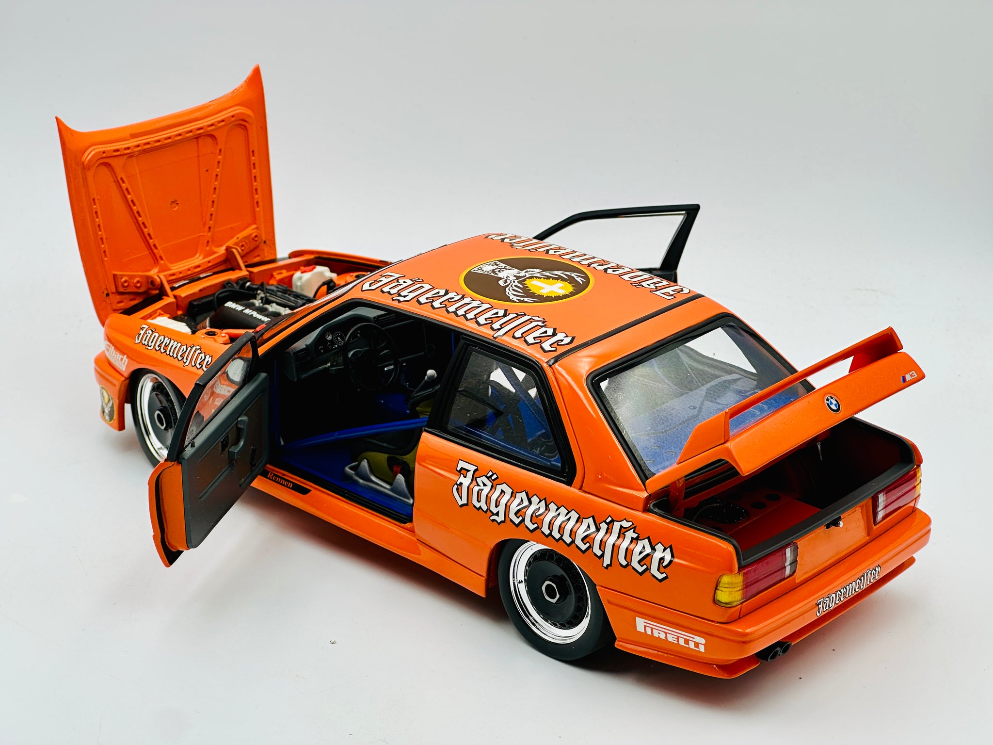 1:18 1988 Mario Ketterer DTM -- #39 Jagermeister BMW M3 -- Minichamps