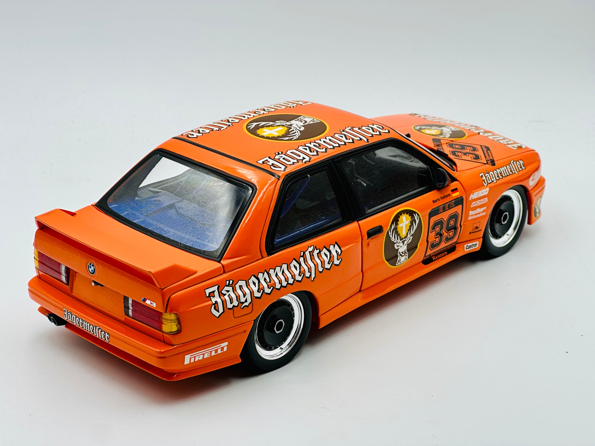 1:18 1988 Mario Ketterer DTM -- #39 Jagermeister BMW M3 -- Minichamps