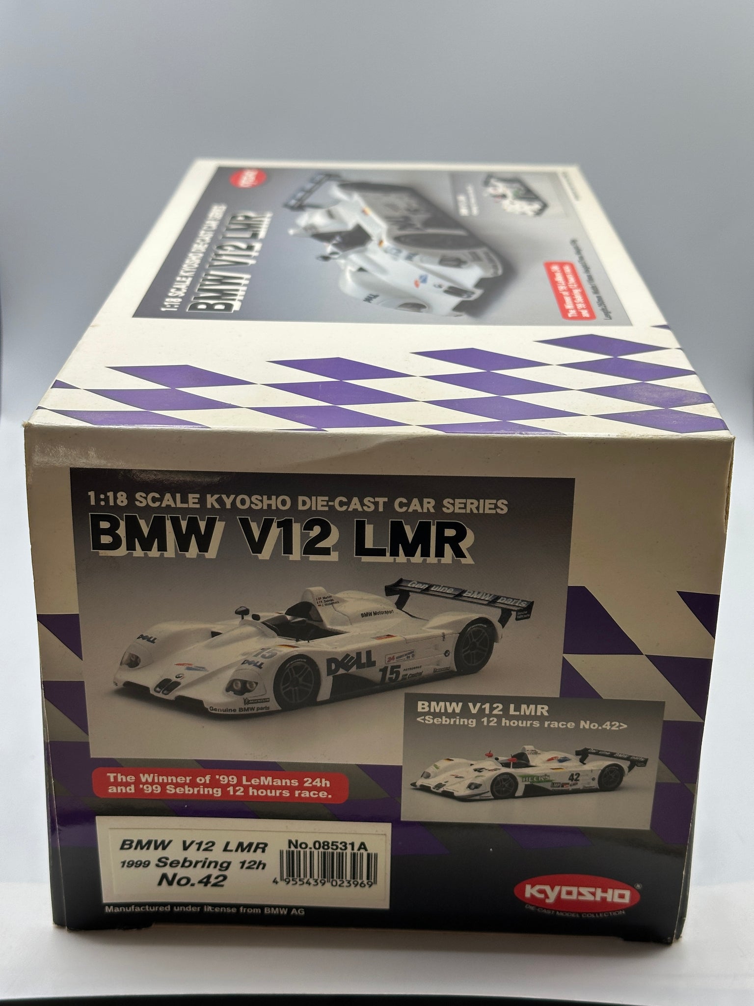 1:18 1999 Sebring 12 Hour Winner -- #42 BMW V12 LMR -- Kyosho