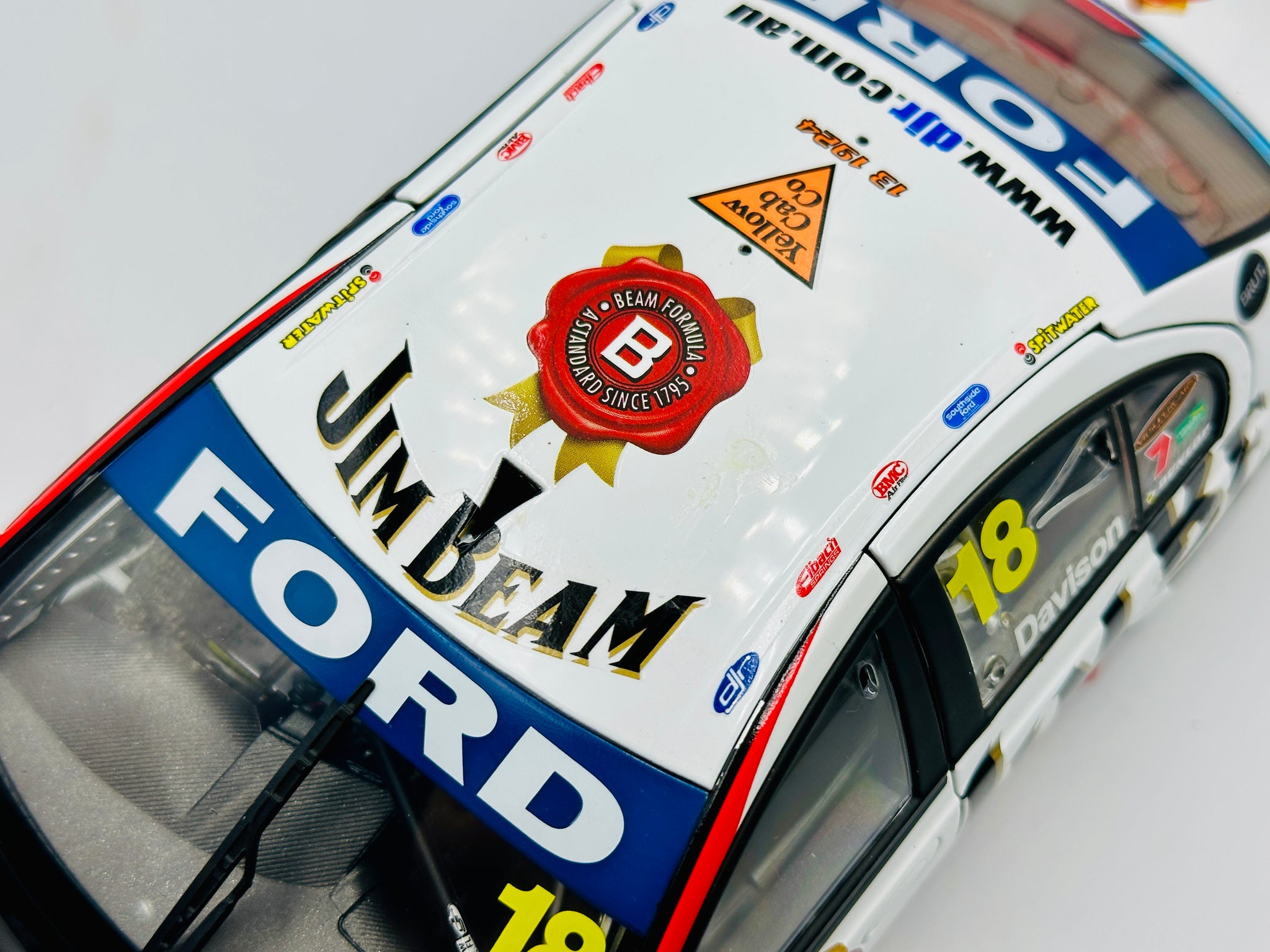 1/18 ミニカー　Jim Beam Racing 1:18 2008 Will Davison -- #17 Jim Beam Racing -- Ford BF Falcon -- Bia
