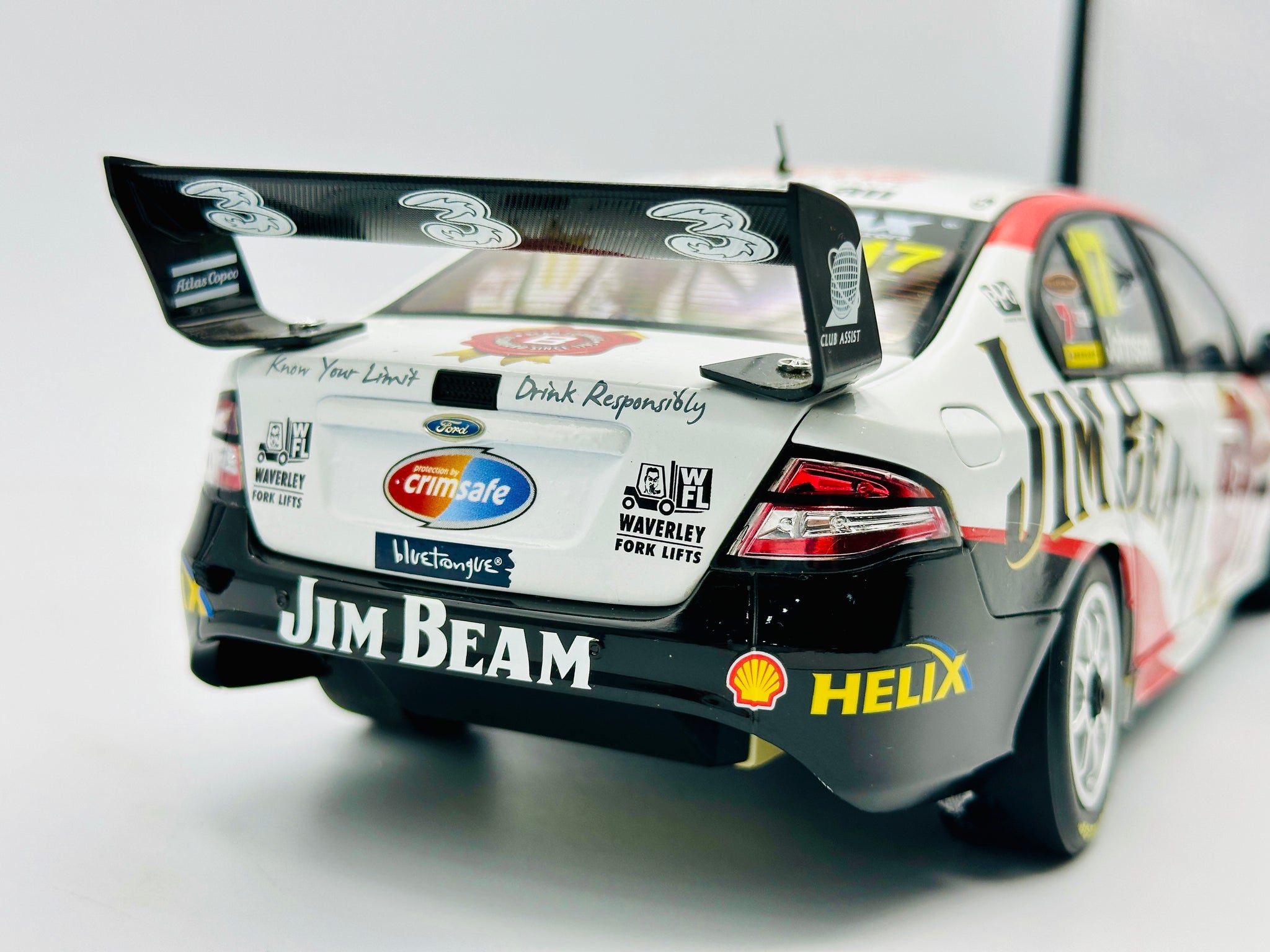 1/18 ミニカー　Jim Beam Racing Certificate #1 - FORD FALCON FG 2010 JIM BEAM RACING #17 STEVEN