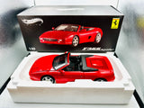 1:18 Ferrari F355 Spider -- Red w/Black Interior -- Hot Wheels Elite