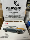 1:18 Holden HQ Monaro GTS -- Gunmetal Grey w/Orange Stripes -- Classic