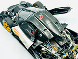 1:18 Pagani Zonda R Evo -- Black & White w/ Gold Wheels -- AUTOart 78271 SH