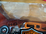 1:24 1929 Ford Model A -- #1 Harley-Davidson Orange w/White Flames -- Maisto