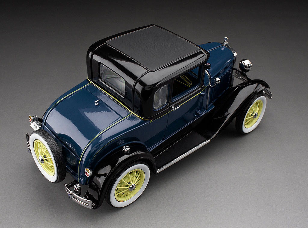 ★ 31 FORD MODEL A ★ 31 フォード モデルA ★ 1/18 1:18 1931 Ford Model A Coupe -- Riviera Blue -- Sunstar