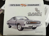 1:18 Valiant E49 Charger 'Big Tank' -- Mercury Silver -- Classic Carlectables