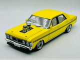 1:18 Ford XY Falcon Street Machine -- "Hazard" Neon Yellow -- Biante/AUTOart