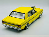 1:18 Ford XY Falcon Street Machine -- "Hazard" Neon Yellow -- Biante/AUTOart