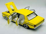1:18 Ford XY Falcon Street Machine -- "Hazard" Neon Yellow -- Biante/AUTOart