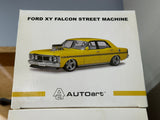 1:18 Ford XY Falcon Street Machine -- "Hazard" Neon Yellow -- Biante/AUTOart