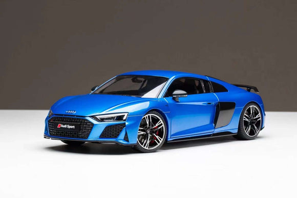 1:18 Audi R8 2nd Generation Type 4S Hardtop -- Blue -- KengFai