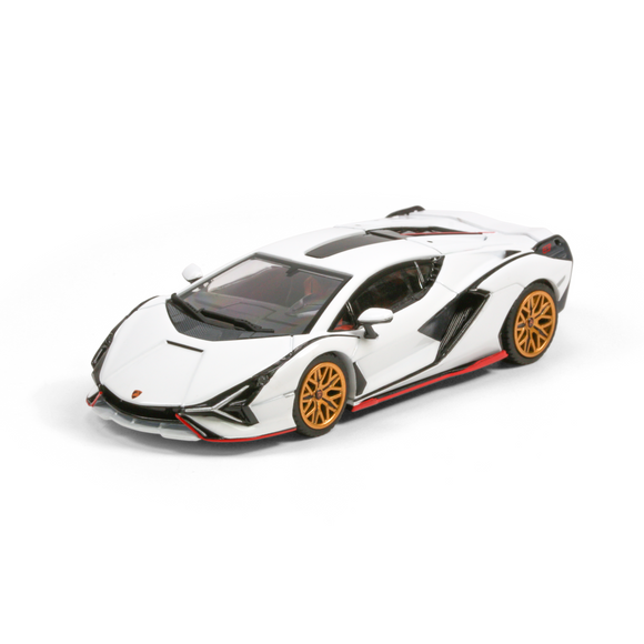 1:64 Lamborghini Sian FKP 37 -- White -- Hung Hing Collectibles