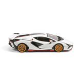 1:64 Lamborghini Sian FKP 37 -- White -- Hung Hing Collectibles