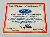 1:18 1973 Bathurst Pole -- *SIGNED* Goss/Bartlett -- Ford XB Falcon -- Biante/AUTOart