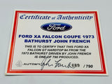 1:18 1973 Bathurst -- *SIGNED* #4 French/Skelton -- Ford XA Falcon GT -- Biante/AUTOart