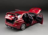 1:18 Mitsubishi Lancer Evo X (10) 2007 -- Red Metallic -- Sunstar