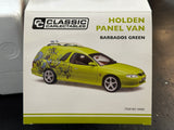 1:18 Holden VU Commodore Panel Van -- Barbados Green -- Classic Carlectables