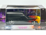 1:24 Holden HJ Panel Van -- Black w/Flames -- DDA Collectibles: Spectra Rides