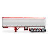 1:50 Sloanebuilt TOA Tipper Trailer -- Red/White -- CNJ Collectibles Truck