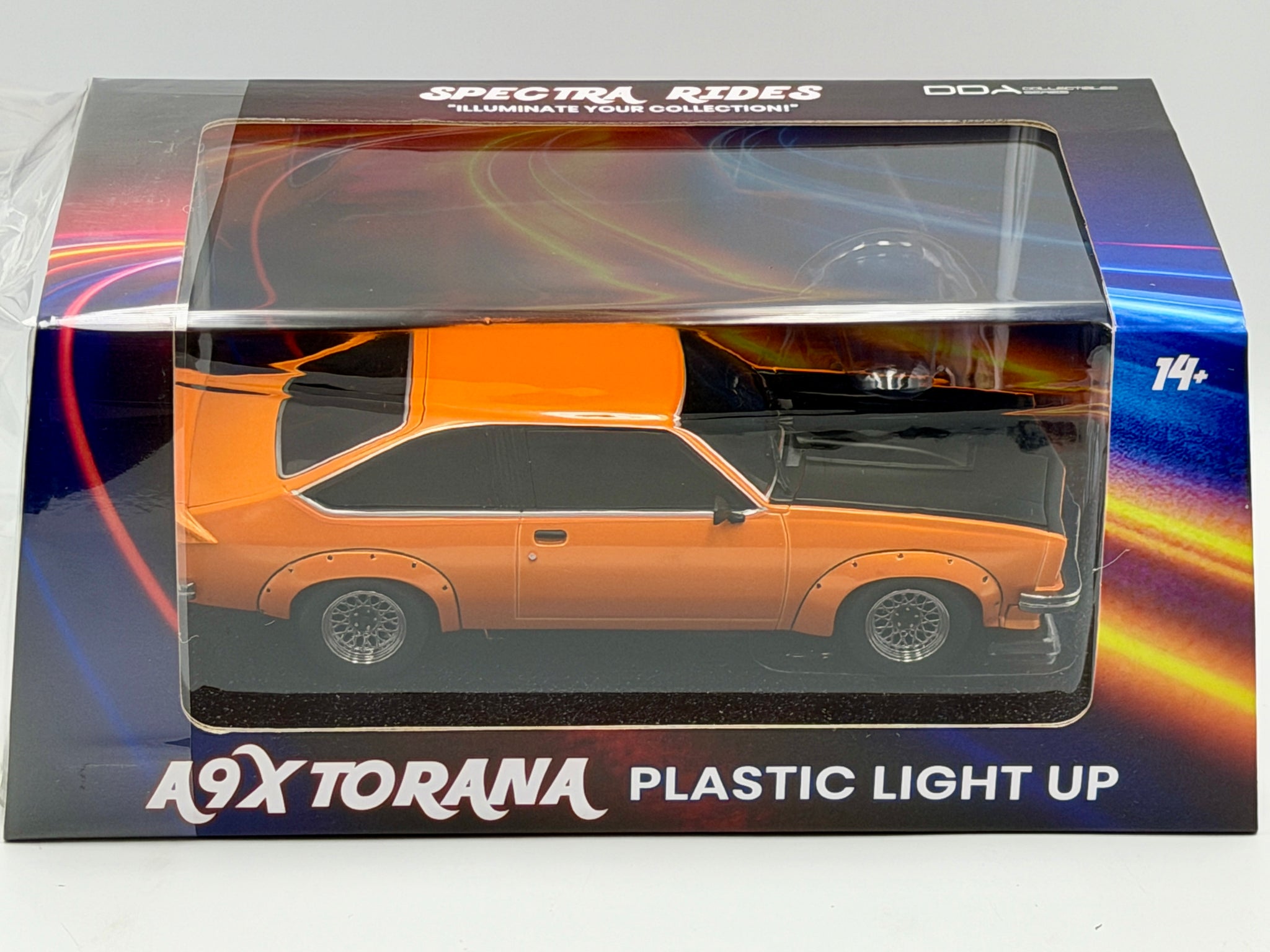 1:24 Holden LX Torana A9X -- Orange/Black -- DDA Collectibles: Spectra