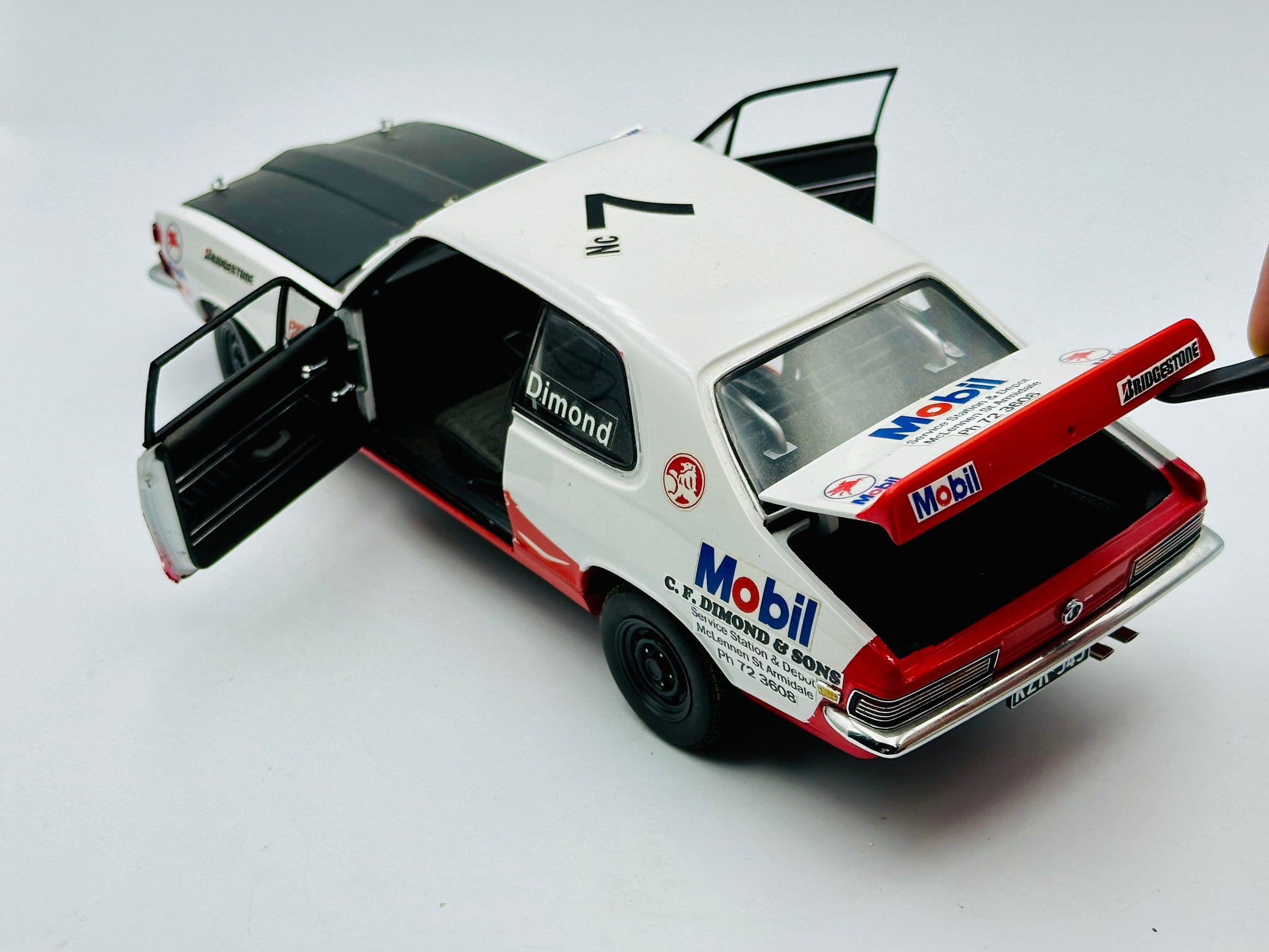 1:18 Custom Code 3 -- #7 Dimond Holden LC Torana GTR XU-1 -- Biante/AU