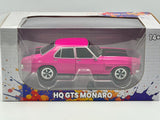 1:24 Holden HQ Monaro -- Pink w/Black Stripes -- DDA Collectibles: Sfragismeno