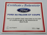 1:18 Ford XA Falcon GT Coupe Hardtop -- Wild Plum -- Biante/AUTOart