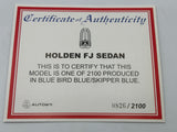 1:18 Holden FJ Sedan -- Bluebird Blue/Skipper Blue -- Biante/AUTOart