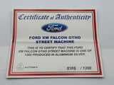 1:18 Ford XW Falcon GTHO Street Machine -- Silver w/Orange "Beast" -- Biante