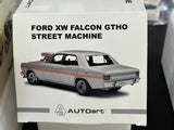 1:18 Ford XW Falcon GTHO Street Machine -- Silver w/Orange "Beast" -- Biante