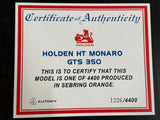 1:18 Holden HT Monaro GTS 350 -- Sebring Orange -- Biante/AUTOart