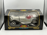 1:18 1937 Jaguar SS 100 -- Silver -- Bburago 3006