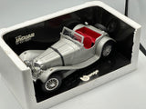 1:18 1937 Jaguar SS 100 -- Silver -- Bburago 3006