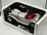 1:18 1937 Jaguar SS 100 -- Silver -- Bburago 3006