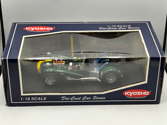 Kyosho 1/18 - 7022Y Caterham Super Seven JPE Yellow - Diecast Kyosho 1/18 - 7022Y Caterham Super Seven JPE Yellow - Diecast