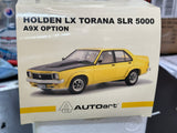 1:18 Holden LX Torana SLR 5000 A9X Sedan -- Jasmine Yellow -- Biante/AUTOart