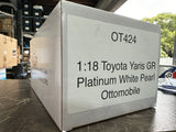1:18 Toyota Yaris GR -- Platinum White Pearl -- Ottomobile