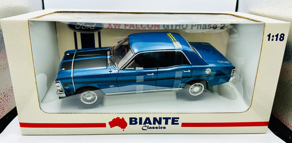 1:18 Ford XW Falcon GTHO Phase 2 -- Starlight Blue -- Biante