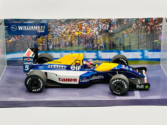 1:18 1992 Nigel Mansell -- South Africa GP Winner -- #5 Williams FW14B