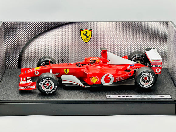 1:18 2002 Michael Schumacher -- #1 Ferrari F-2002 -- Hot Wheels F1