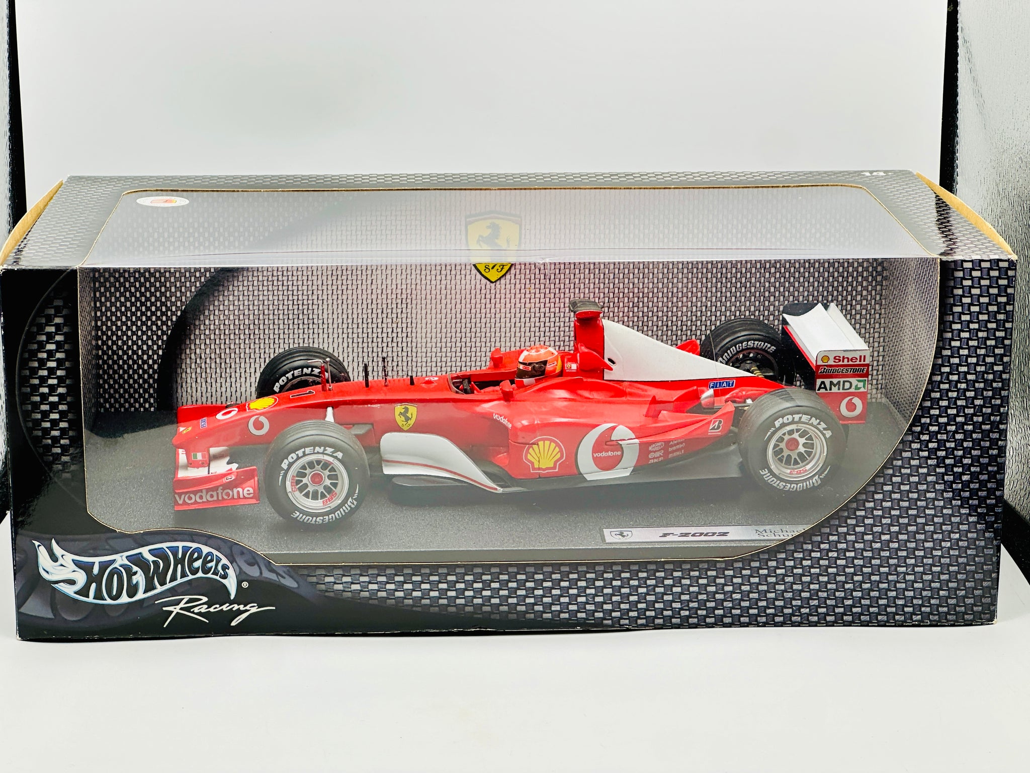 1:18 2002 Michael Schumacher -- #1 Ferrari F-2002 -- Hot Wheels F1