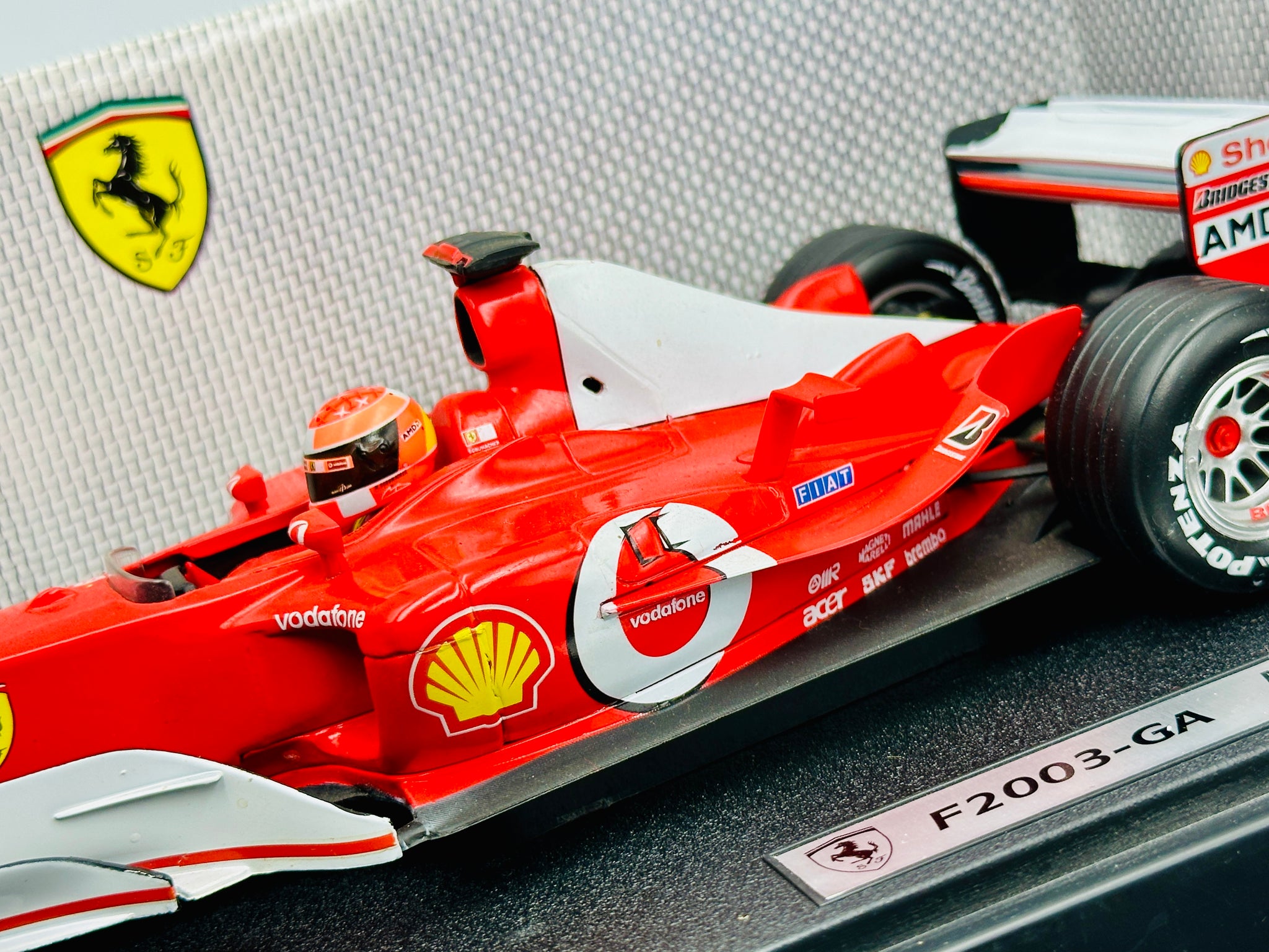 1:18 2003 Michael Schumacher -- #3 Ferrari F2003-GA -- Hot Wheels F1