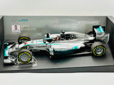 1:18 2014 Lewis Hamilton -- World Champion -- #44 Mercedes W05 -- Minichamps F1