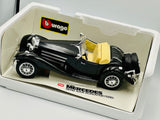 1:18 1936 Mercedes Benz 500K Roadster -- Black -- Bburago 3020