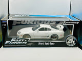 1:18 Brian's Toyota Supra -- Fast & Furious -- White -- JADA SH