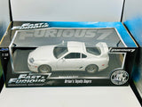1:18 Brian's Toyota Supra -- Fast & Furious -- White -- JADA SH